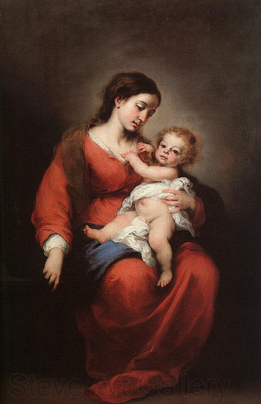 Bartolome Esteban Murillo Virgin and Child